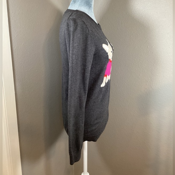 J. Crew French Bulldog Teddie Sweater Size Small - Picture 4 of 10